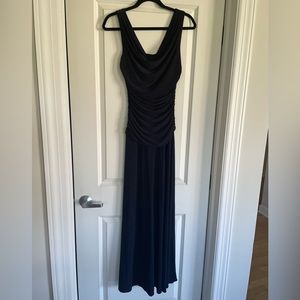 Betsy and Adams long black dress, size 4